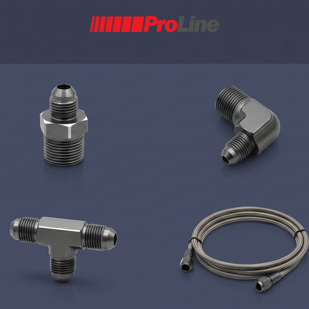Boost Cooler ProLine - Motorsport-grade mit Edelstahl-Geflechtschläuchen