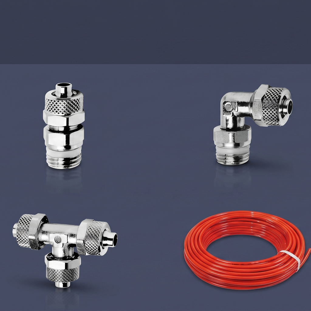 Boost Cooler Standard - Push-on-System mit roten PE-Schläuchen