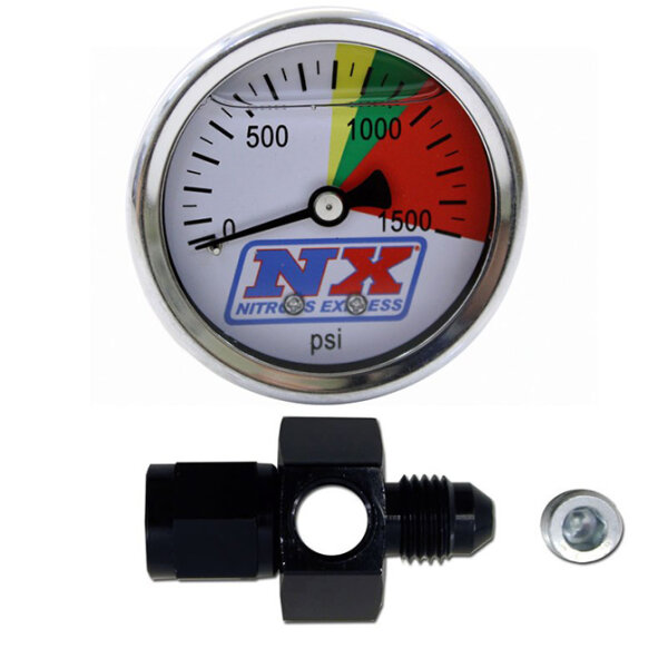 Nitrous Oxide Pressure Gauge NX15510 Water Injection Snow