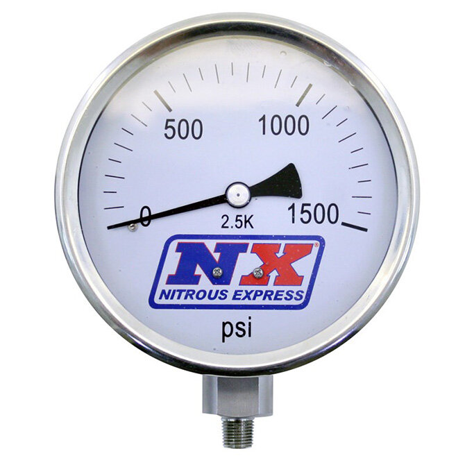 Nitrous Oxide Pressure Gauge NX15540 Water Injection Snow