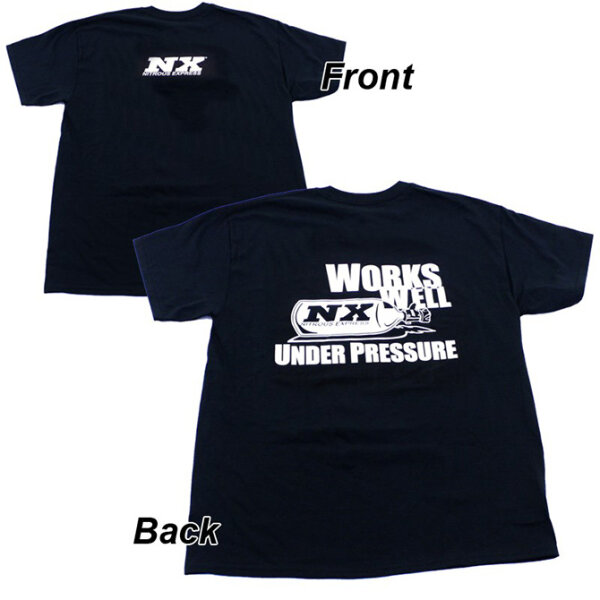 T-Shirt NX Under Pressure, L Schwarz - NX-19111l